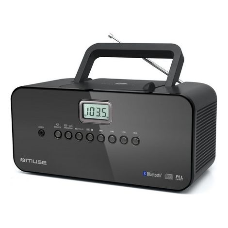 Sans K7 - Tuner Numérique Fm/po - Bluetooth - Entrée Auxiliaire - Noir - Muse