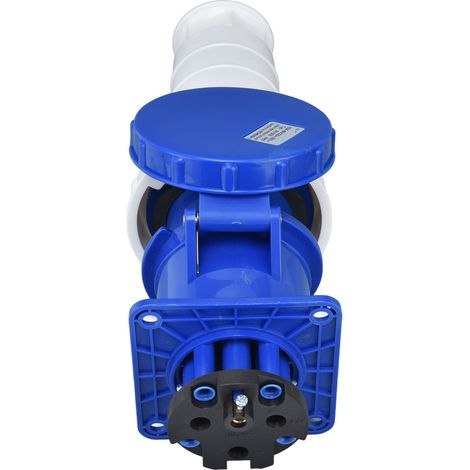 Industrieller wasserdichter Kabelstecker, Luftfahrtbuchse, 3-phasig, 3-polig, 2P+E, 220–250 V, 63 A (1/5)