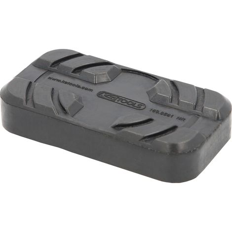 Pad en caoutchouc ks tools rubber pad 33 antidérapant robuste 112x61x17 mm (1/4)