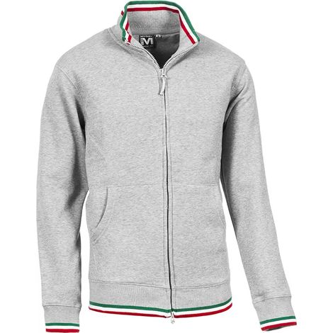 FEL.FULL ZIP JAGGY SPORT GR.MLG SCU