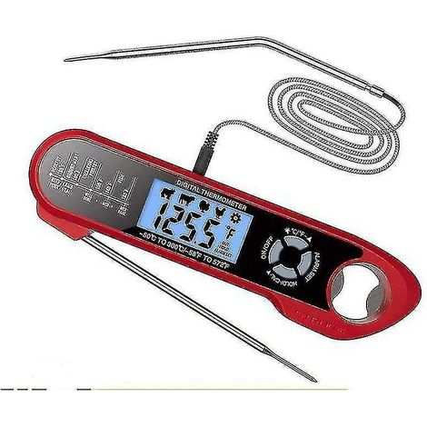 thermomtre Barbecue Pliable Et Tanche Double Sonde (1/5)