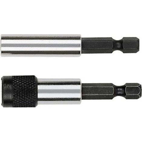 Porte-embouts WITTE, boîte de 10 unités, guide 1/4" x 60 mm, haute qualité et durabilité.