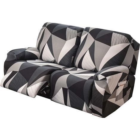 Housse de Fauteuil Relax 2 Places , Housse De Fauteuil Inclinable à imprimé Housse De Canapé Chaise Inclinable C (1/4)