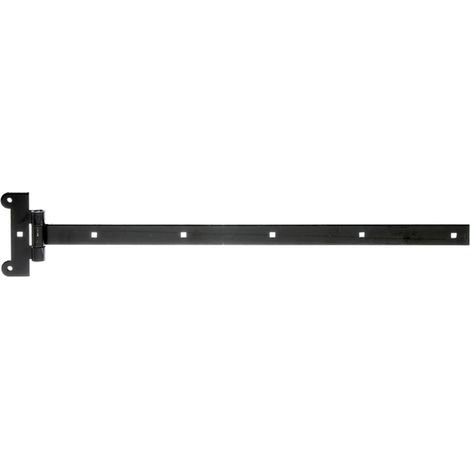 ALBERTS Kreuzgehänge, KTL schwarz, Scharnier LxB 115x45, Band LxB 591x30 mm (1/5)