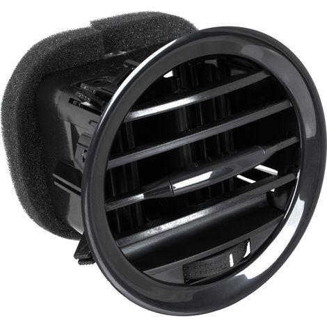 Grille d'aération noire Opel Corsa D 06-14 + curseur noir gauche = droite (1/3)