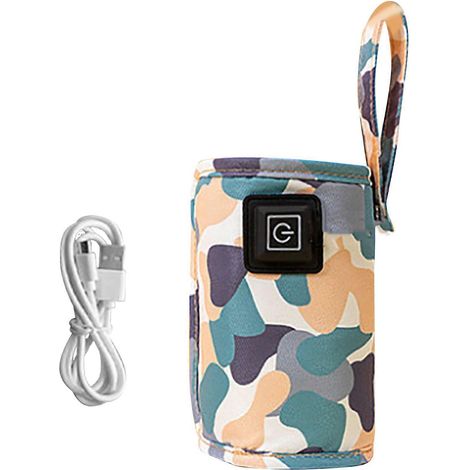 Biberon Chauffe-biberon USB Sac Isotherme Portable Réglable Température 5V 2A pour Lait Maternel Voyage (1/5)