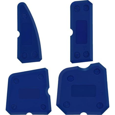 4 Pièces Ensemble d'Outils de Calfeutrage en Silicone Kit Lisseurs de Joints pour Coulis d'Étanchéité Silicone Finition de Cachetage (1/5)