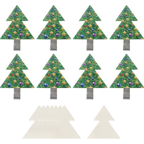 Edelstahl-Weihnachtsbaumhaken zum Aufhängen, kein Bohren erforderlich, Küchenzubehör (1/5)