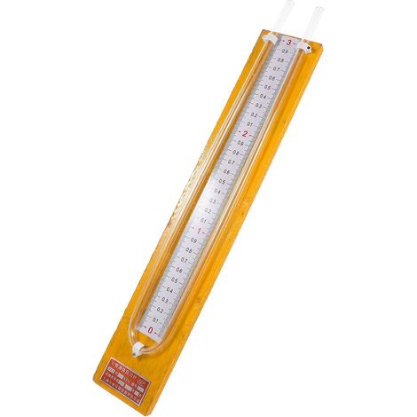 Manomètre Différentiel et Vertical Simple en Acier Inoxydable de U 0-10 Marquages Faciles à Lire pour Tests en Laboratoire (1/5)