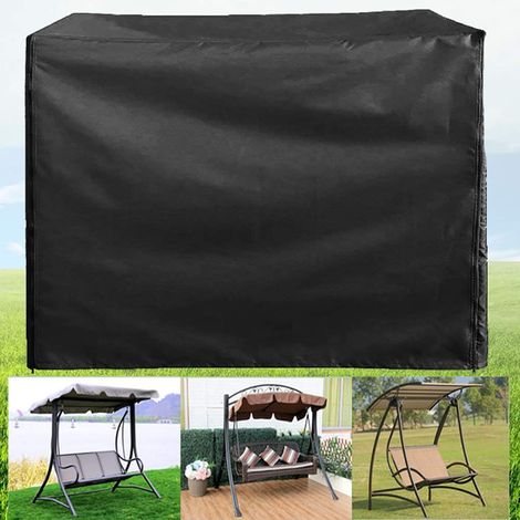 Wasserdichte Schutzhülle für 3-Sitzer-Gartenschaukeln, 220 x 125 x 170 cm, Oxford-Gewebe, UV-beständig (1/5)