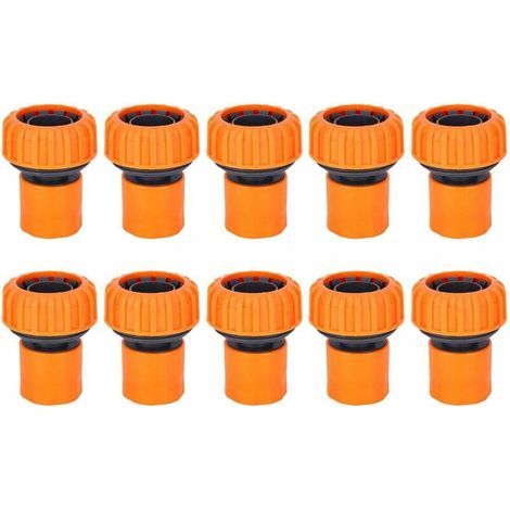10 Pieces Plastic Quick Release Garden Hose Connector, Garden Hose Fitting Kit, Quick Release Hose Fittings and Adapters for Garden Watering (1/5)