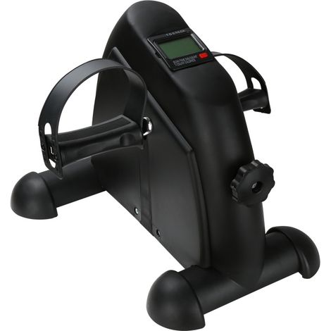 SWANEW Cyclette Cyclette Pedal Trainer Cyclette con Volano. Display LCD e Fitness Bike Fitness Bike - Nera (1/5)