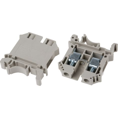 Rs Pro – Bloc de jonction 6mm² A visser – Tension 800V – Lot de 10 unités – Pour câbles jusqu'à 6mm² – Connexion rapide et sécurisée (1/2)