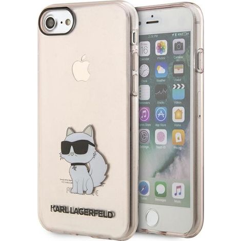Karl Lagerfeld KLHCI8HNCHTCP iPhone 7/8/SE 2020 / SE 2022 rosa Hardcase Ikonik Choupette (1/5)