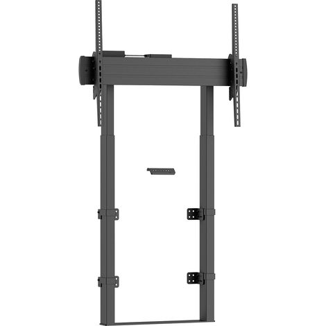 AISENS - SOPORTE MOTORIZADO DE SUELO Y FIJACION A PARED, TV 120KG DE 55-100, NEGRO