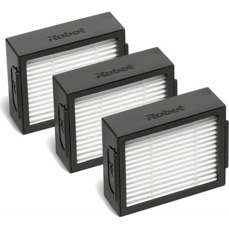 Set di 3 filtri per aspirapolvere robot Roomba serie i ed e, bianco e nero, Guazhuni (1/3)