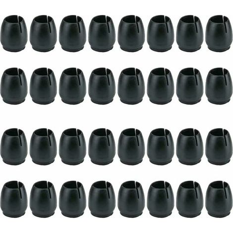 VURAHOME - 32 pièces pieds de chaise 26-29mm capuchons de jambe de chaise ronds protecteurs de jambe de chaise en PVC capuchons de jambe de chaise en Silicone pour fixer des chaises Tables bureau (1/5)