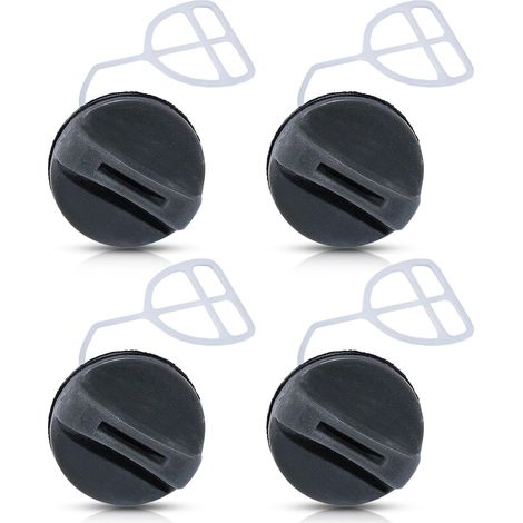 Tapones de depósito de combustible LinDuxe 610370 para motosierra Husqvarna 288, 365, 357, 359, 455 y 395. Repuestos para OEM 537215202. (1/4)