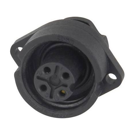 Weipu 814061 Connettore circolare Presa verticale Tot poli: 3 + PE Serie (connettore circolare): WA 1 pz.