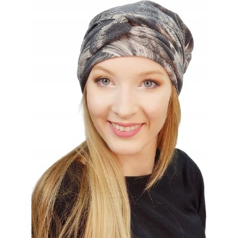 Turbante femenino para la cabeza, bufanda de viscosa Lata k-180, también para después de la quimioterapia. (1/5)