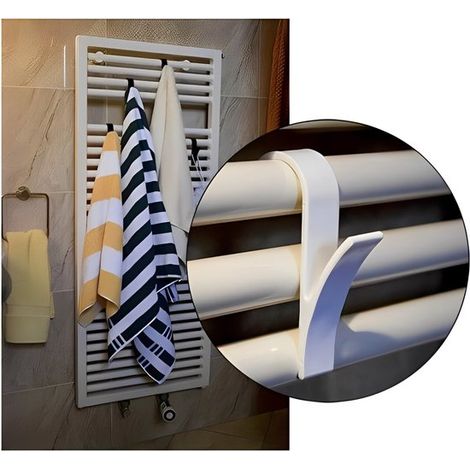 4 ganci bianchi per termosifoni (1/5)