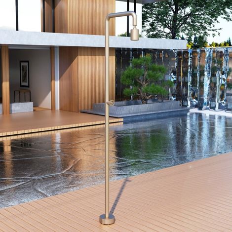 IMEX - Ducha Piscina Exterior en Acero Inox. S.316 Serie Pool Moka (1/5)