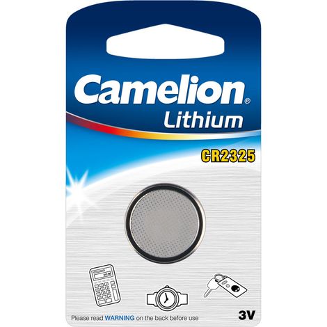 Pile bouton au lithium CR-2325, 3V, 190 mAh
