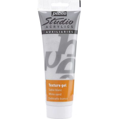 Gel de Texture - Pébéo - Sable Blanc - 250 ml - Acrylique - Granuleux (1/2)