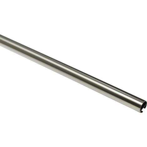 Gardinia Gardinenstange mit Innenlauf Chicago 20 mm edelstahl-optik 160 cm Gardinenstange (1/2)
