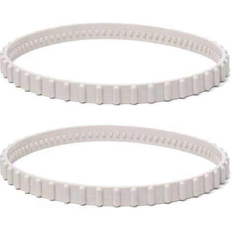 Courroie d'entraînement pour nettoyeur de piscine Hayward Aquavac Tiger Shark et SharkVac – Lot de 2 pièces – Coloris gris - RCX23002 (1/5)
