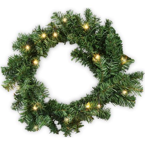 Randaco Guirlande Noel Decoration Noel pour Mur Cheminée Escalier 5 m décoré 100 LEDs avec ornementation (1/5)