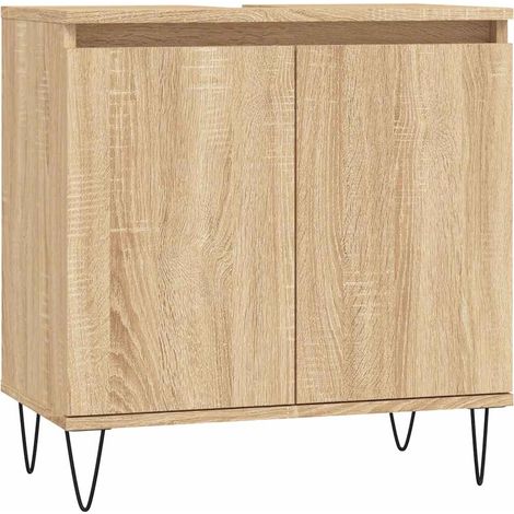 Maison Exclusive - Badschrank Sonoma-Eiche 58x33x60 cm Holzwerkst