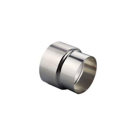Réducteur de tuyau en acier inoxydable Ø80mm/Ø60mm – Pour conduits de cheminée – Connexion sécurisée pour chauffage et ventilation (1/3)