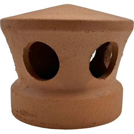 DMS – Lanterne de toiture rouge pour passage de tuyau 100 mm – Finition métal durable – Protection contre infiltrations et animaux (1/4)