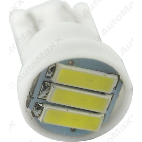 1.5W T10 194 168 W5W 7014/7020 3LED Car Parking Lights/License Plate Lights, White (5 units) (1/4)
