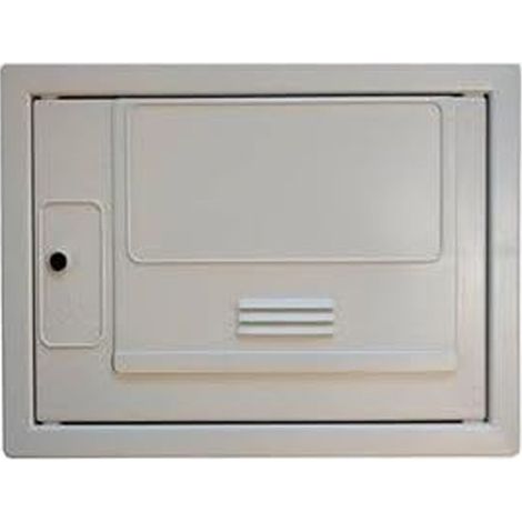 Suinga – Armoire de compteur d'eau 50 x 35 x 14 cm – Boîte de jonction en PVC – Conception durable en polypropylène – Installation horizontale ou verticale