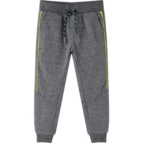 vidaXL Kids'Sweatpants Grey Melange 104 (1/5)
