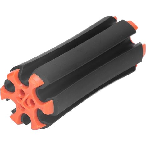 Tragbarer Golfschlägerhalter mit 6 Positionen, Ablage aus Kunststoff, für Outdoor-Sportarten, schwarz. (1/4)