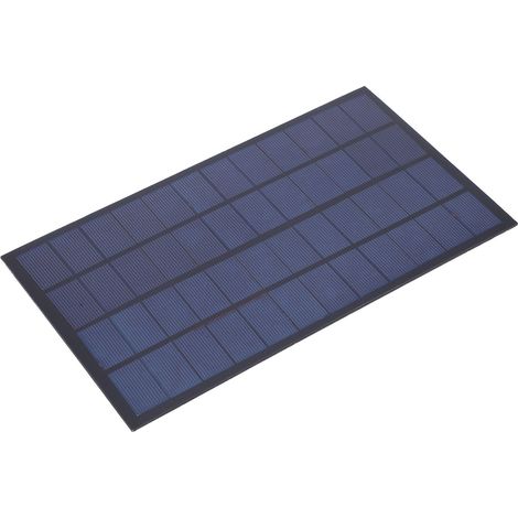 Chargeur solaire époxy 12 V 7 W à taux de conversion élevé pour lampes de jardin, lampes torches et jouets