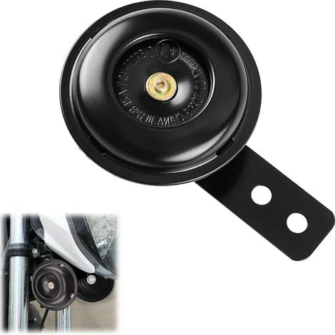 Klaxon puissant 12 V, universel pour scooter, moto, tricycle, voiture, scooter électrique – Extrêmement puissant 105 dB, étanche (1/4)