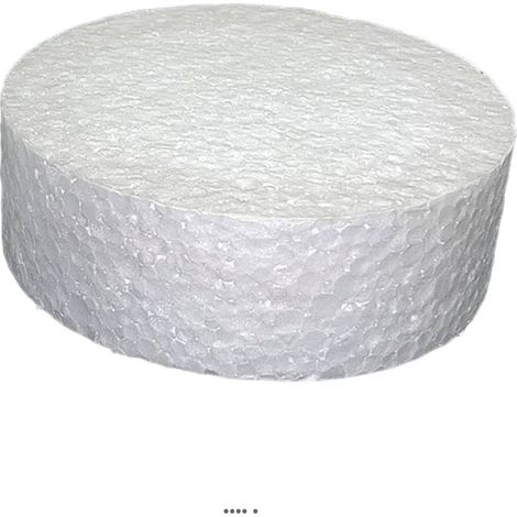 Disque Polystyrene M1 D 12 cm x H 4 cm haute densité pour calage pot