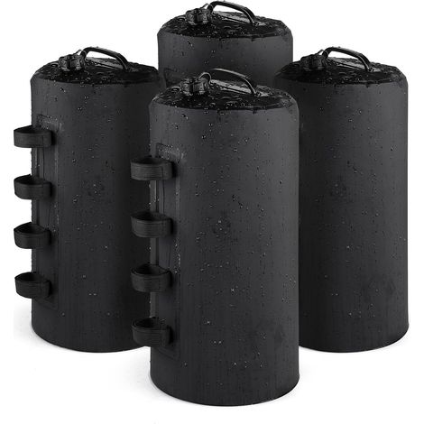 4 Pièces Sac de Lestage, 20L PVC Imperméable, Velcro Fixation, pour Tonnelle Jardin (1/5)