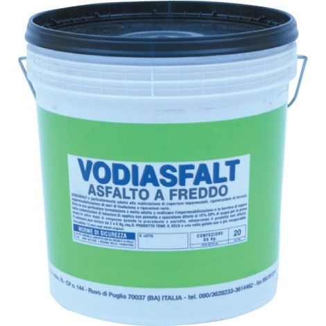RevA tement mastic Vodiasfalt Asphalte Extra Cold 10 kg pour pavage de murs (1/3)