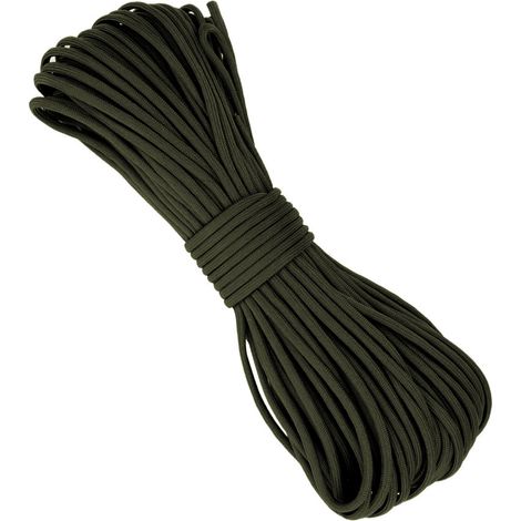 Corde de survie réfléchissante 31 mètres 7 brins armée pour randonnée et camping (1/5)