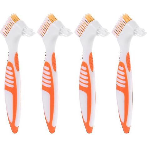Lot de 4 brosses pour prothèses dentaires (1/3)