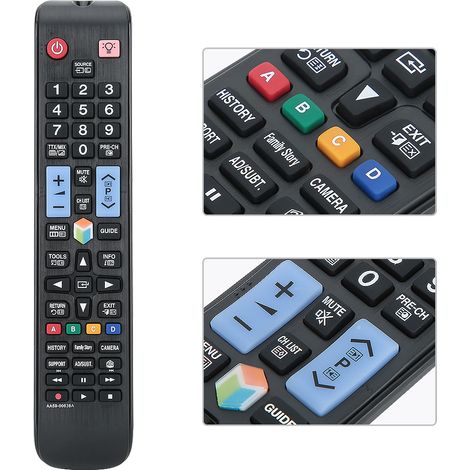 Télécommande Samsung AA59-00638A pour TV Plasma PS51E8000, PS60E8000, PS64E8000 - Compatible Universelle (1/5)