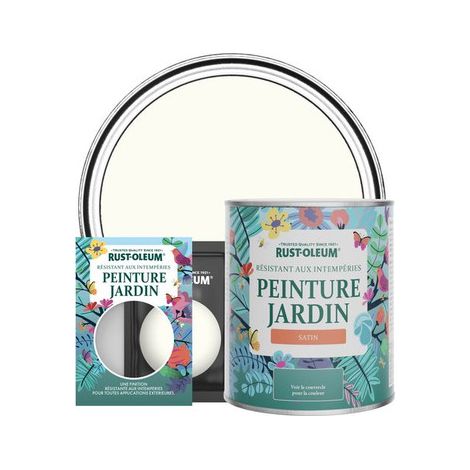 Peinture Jardin, Finition Satinée - Porcelaine (1/3)