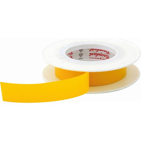 Rouleau bande jaune FLEXIKIT auto-adhésif 19mm - 25ml (1/2)