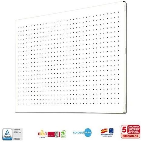 PANEL PERFORADO 1500X400MM BLANCO