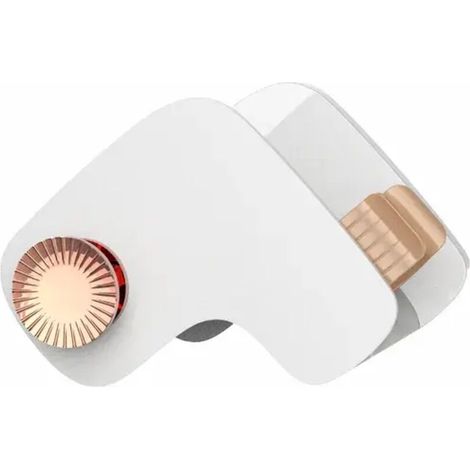 Porte-sèche-cheveux Support organisateur de salle de bain Support mural pour lisseur de cheveux Étagère de rangement pour sèche-cheveux Étagères de soufflante Blanc